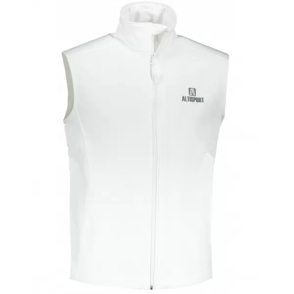  Pánská softshellová vesta ALTISPORT ALM006517 BÍLÁ 