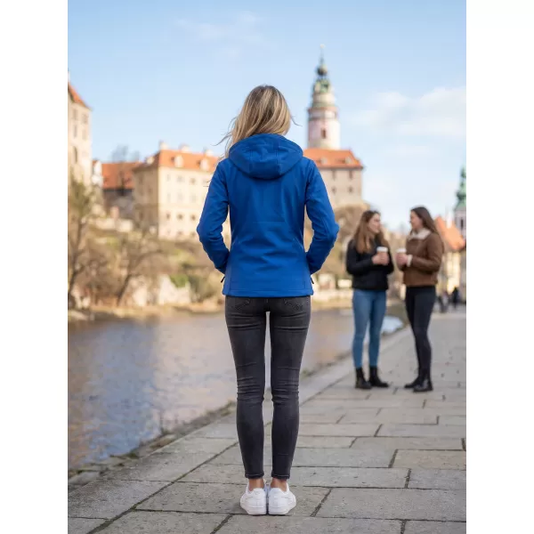  Dámská softshellová bunda ALTISPORT ALW056521 KRÁLOVSKÁ MODRÁ 