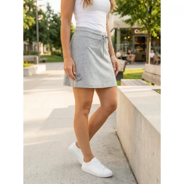  Dámská sukně ALTISPORT ALW056604 TMAVĚ ŠEDÝ MELÍR 