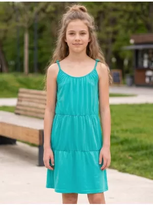 Dívčí šaty SAM 73 COURTNEY GZ 529 ZELENÁ NEON