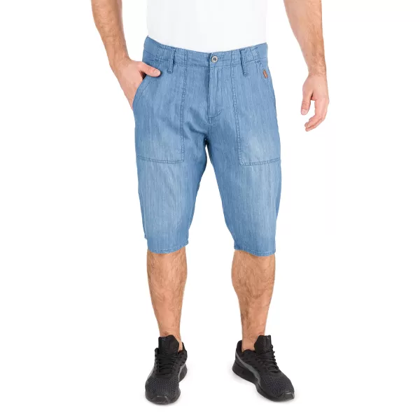  Pánské šortky SAM 73 GRIFF MS 736 SVĚTLÝ DENIM 