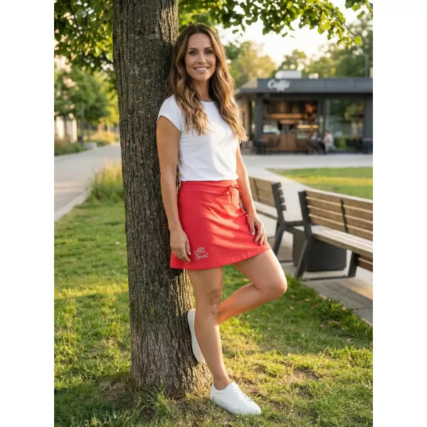  Dámská sukně ALTISPORT ALW056604 ČERVENÁ 