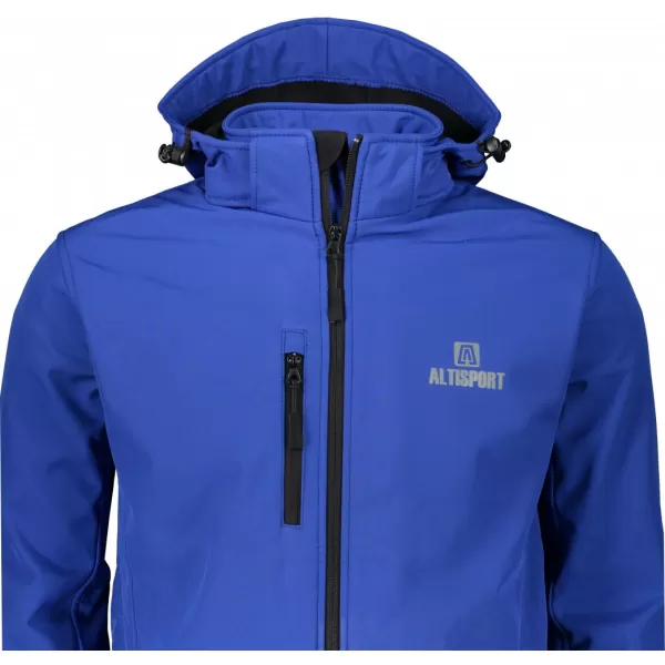  Pánská softshellová bunda ALTISPORT ALM006522 KRÁLOVSKÁ MODRÁ 