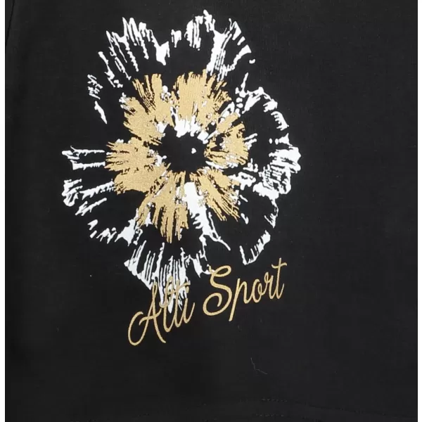  Dámská sukně ALTISPORT ALW016604 ČERNOZLATÁ 