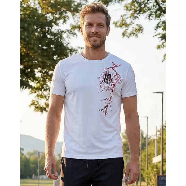  Pánské funkční triko ALTISPORT CARRYOVER ALM027124 BÍLÁ 