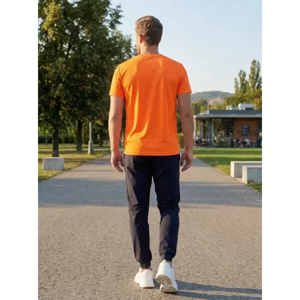  Pánské funkční triko ALTISPORT CARRYOVER ALM027124 NEON ORANGE 