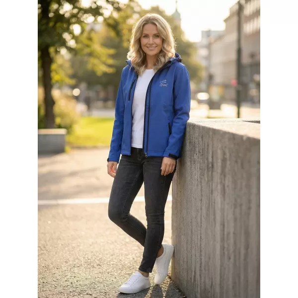  Dámská softshellová bunda ALTISPORT ALW056521 KRÁLOVSKÁ MODRÁ 