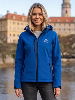 Dámská softshellová bunda ALTISPORT ALW056521 KRÁLOVSKÁ MODRÁ