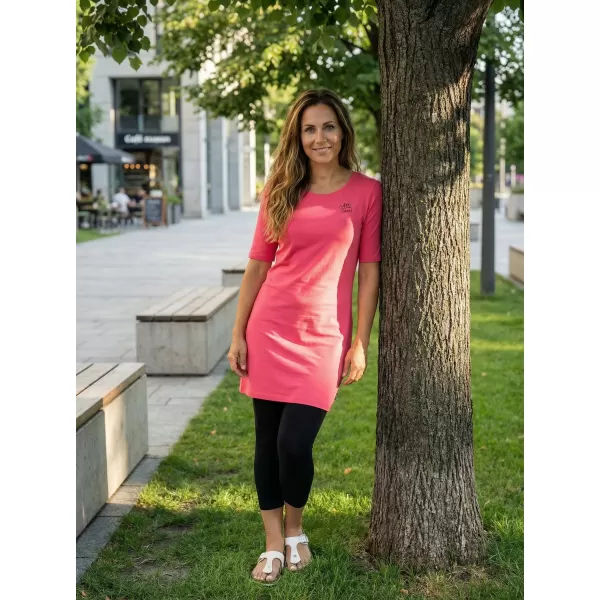  Dámské šaty ALTISPORT KOBYPA LSKT346 RŮŽOVÁ 
