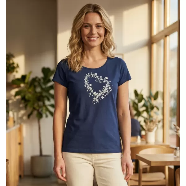  Dámské triko ALTISPORT ALW058122 PŮLNOČNÍ MODRÁ 