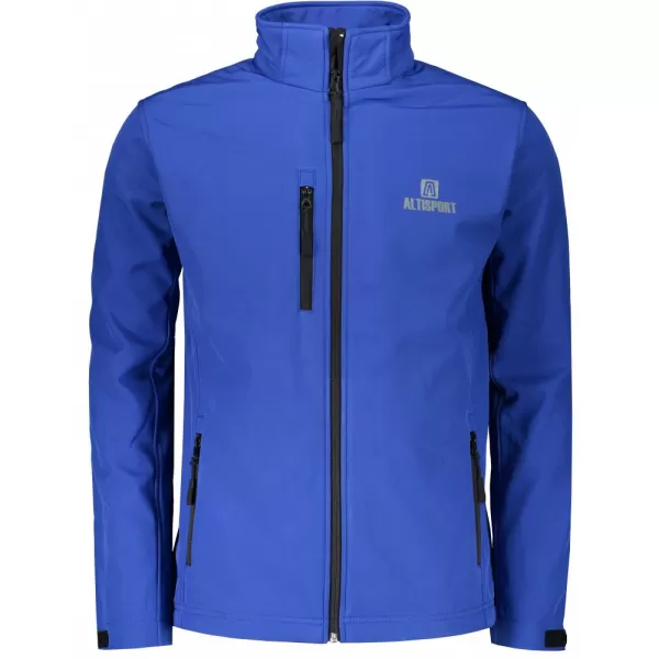  Pánská softshellová bunda ALTISPORT ALM006522 KRÁLOVSKÁ MODRÁ 