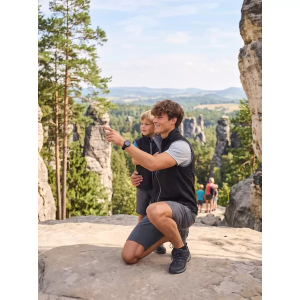  Pánská softshellová vesta ALTISPORT ALM006517 ČERNÁ 