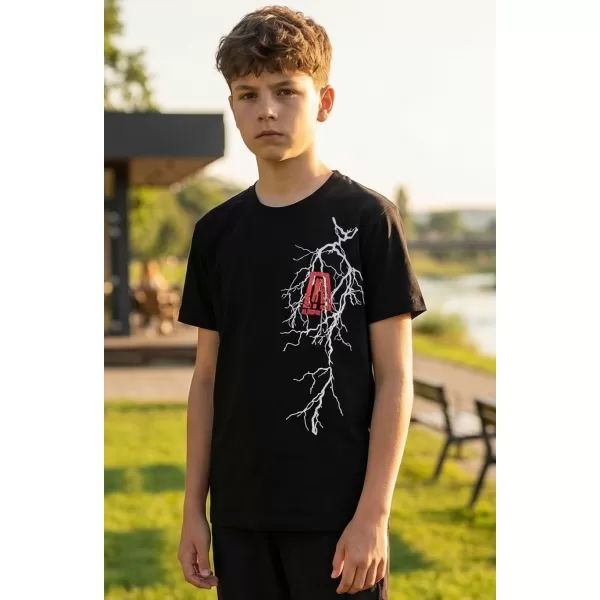  Dětské triko ALTISPORT ALK027138 ČERNÁ 