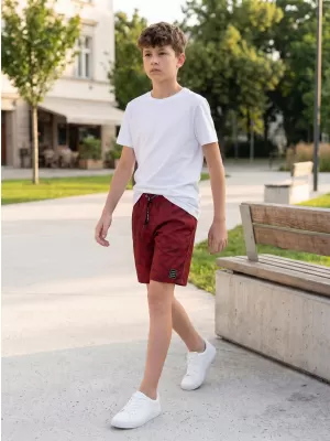 Chlapecké šortky SAM 73 FELIX BS 532 ČERVENÁ
