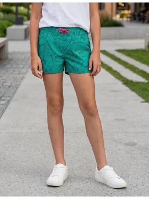 Dívčí šortky SAM 73 SHELLY GS 526 ZELENÁ NEON