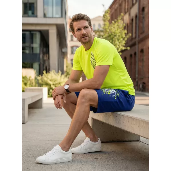  Pánské šortky ALTISPORT ALM032611 KRÁLOVSKÁ MODRÁ 