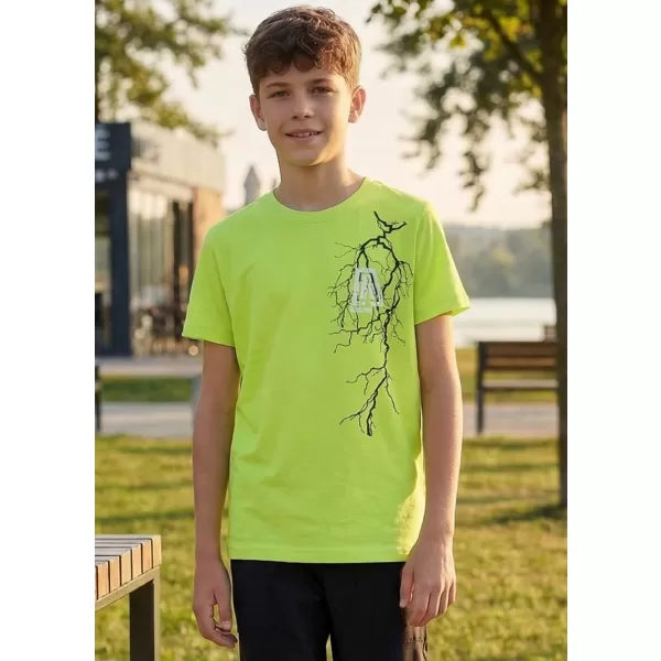  Dětské triko ALTISPORT ALK027138 LIMETKOVÁ 