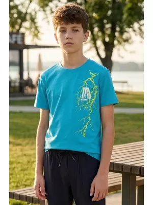 Dětské triko ALTISPORT ALK027138 TYRKYSOVÁ