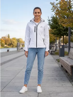 Dámská softshellová bunda ALTISPORT ALW056521 BÍLÁ