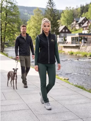 Dámská softshellová vesta ALTISPORT ALW056516 ČERNÁ