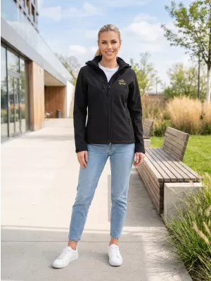 Dámská softshellová bunda ALTISPORT ALW056521 ČERNÁ