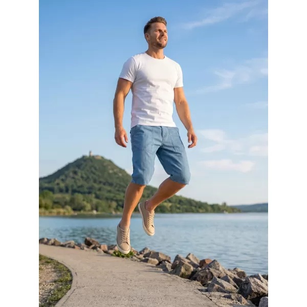  Pánské šortky SAM 73 GRIFF MS 736 SVĚTLÝ DENIM 