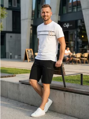 Pánské kraťasy ALTISPORT ELOF MPAT527 ČERNÁ