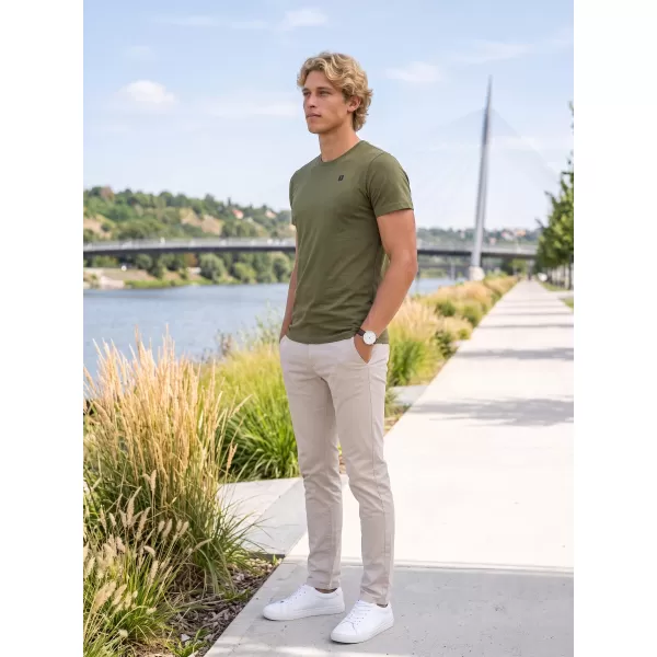 Pánské premium triko ALTISPORT CARRYOVER ALM065153 AVOCADO GREEN 