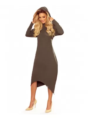 Dámské šaty NUMOCO HARPER A333-2 KHAKI
