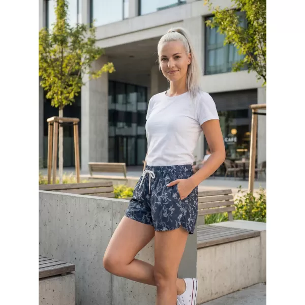  Dámské šortky ALTISPORT BARBA LPAT512 TMAVĚ MODRÁ 