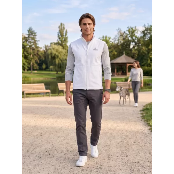  Pánská softshellová vesta ALTISPORT ALM006517 BÍLÁ 