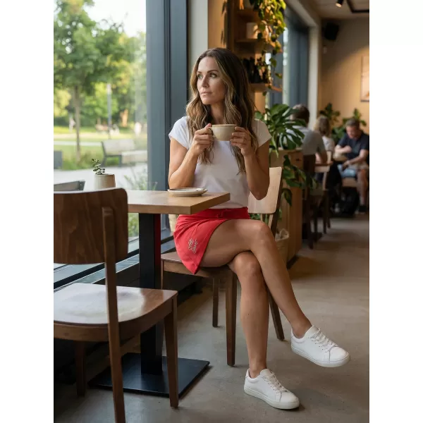  Dámská sukně ALTISPORT ALW056604 ČERVENÁ 