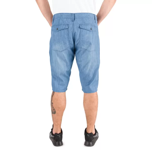  Pánské šortky SAM 73 GRIFF MS 736 SVĚTLÝ DENIM 