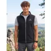 Pánská softshellová vesta ALTISPORT ALM006517 ČERNÁ