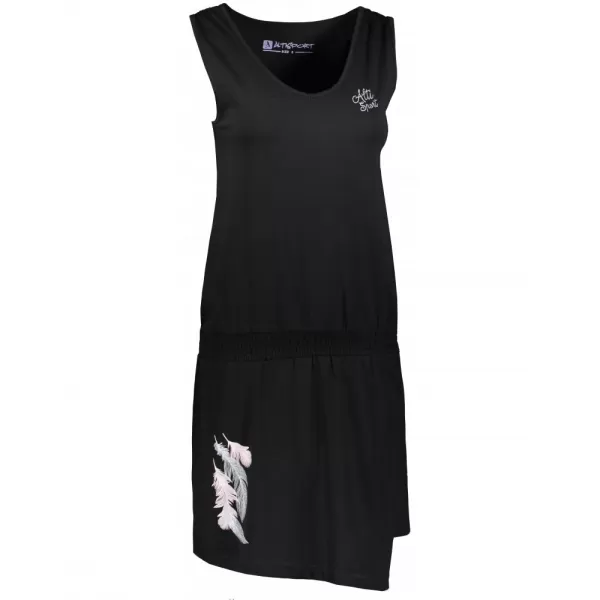  Dámské šaty ALTISPORT NYONA LSKT329 ČERNÁ 