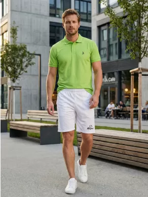Pánské šortky ALTISPORT ALM003612 BÍLÁ