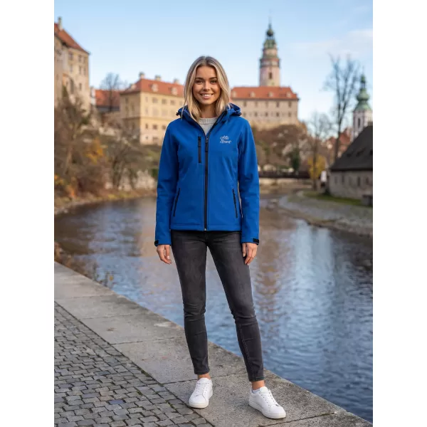  Dámská softshellová bunda ALTISPORT ALW056521 KRÁLOVSKÁ MODRÁ 