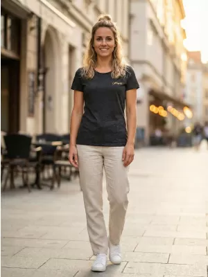 Dámské triko ALTISPORT RISTA LTST769 ČERNÁ