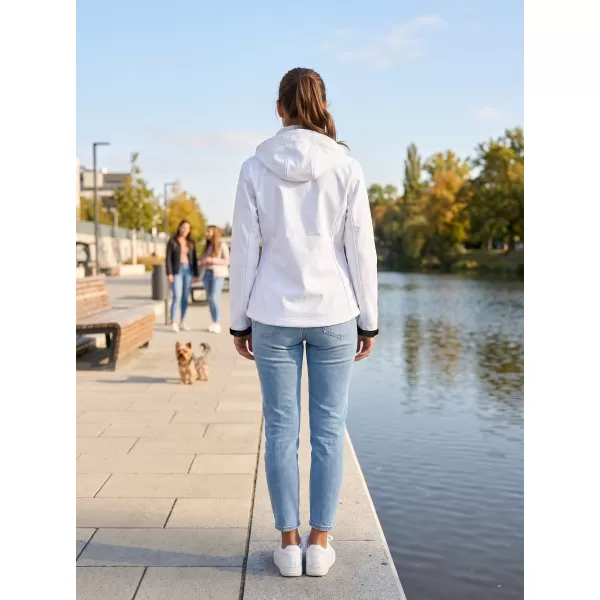  Dámská softshellová bunda ALTISPORT ALW056521 BÍLÁ 