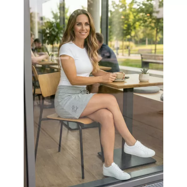  Dámská sukně ALTISPORT ALW056604 TMAVĚ ŠEDÝ MELÍR 