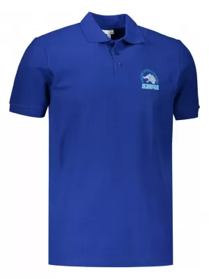 Pánské triko s límečkem ALTISPORT ALM071203 KRÁLOVSKÁ MODRÁ