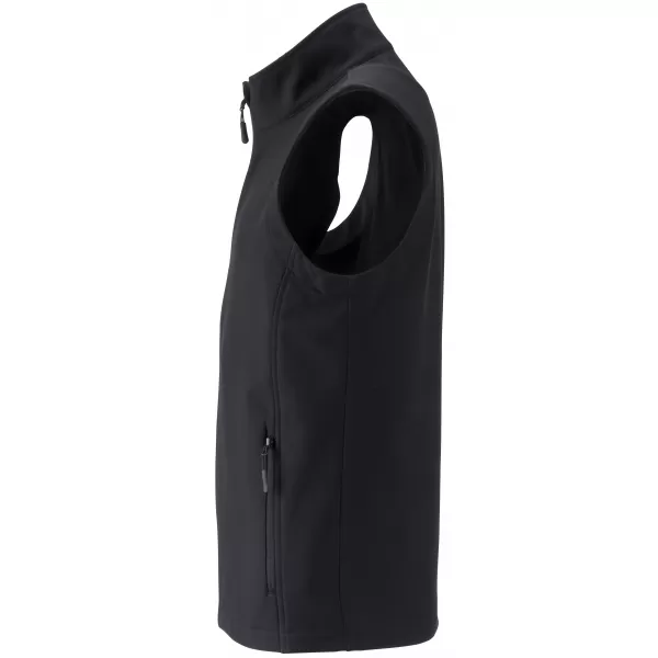  Pánská softshellová vesta JAMES NICHOLSON JN1128 BLACK/BLACK 