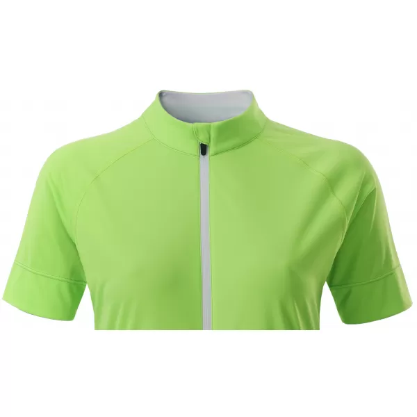  Dámský cyklo dres JAMES NICHOLSON JN515 BRIGHT GREEN/WHITE 