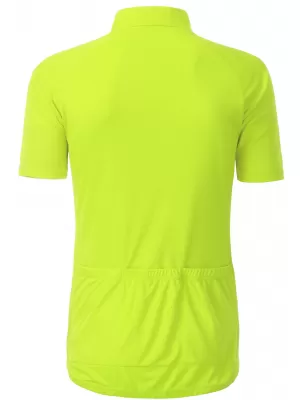 Pánský cyklo dres JAMES NICHOLSON JN512 BRIGHT YELLOW