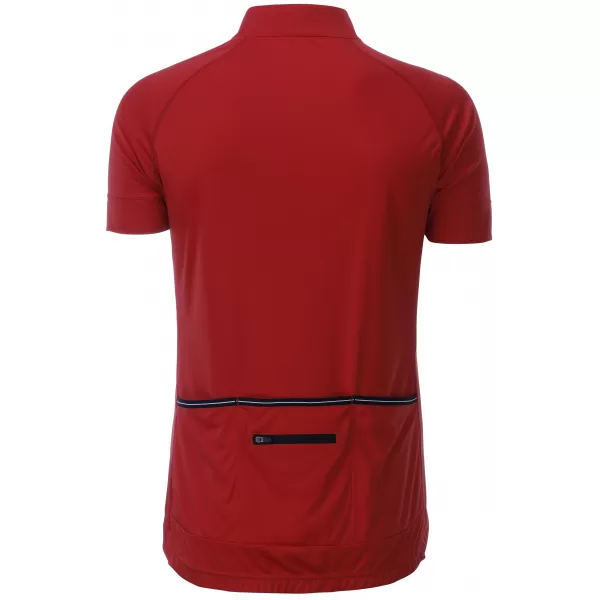  Pánský cyklo dres JAMES NICHOLSON JN514 TOMATO/BLACK 