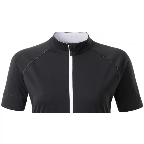  Dámský cyklo dres JAMES NICHOLSON JN515 BLACK/WHITE 