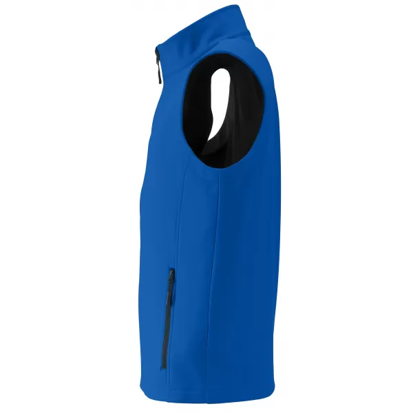  Pánská softshellová vesta JAMES NICHOLSON JN1128 NAUTIC BLUE/NAVY 