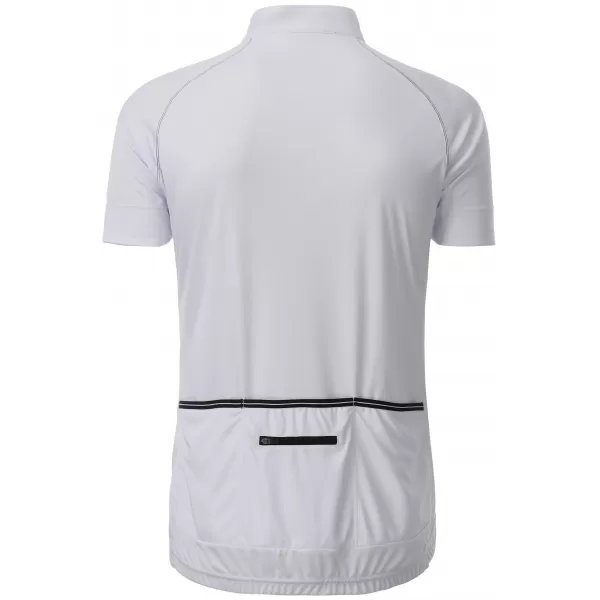  Pánský cyklo dres JAMES NICHOLSON JN514 WHITE/BLACK 