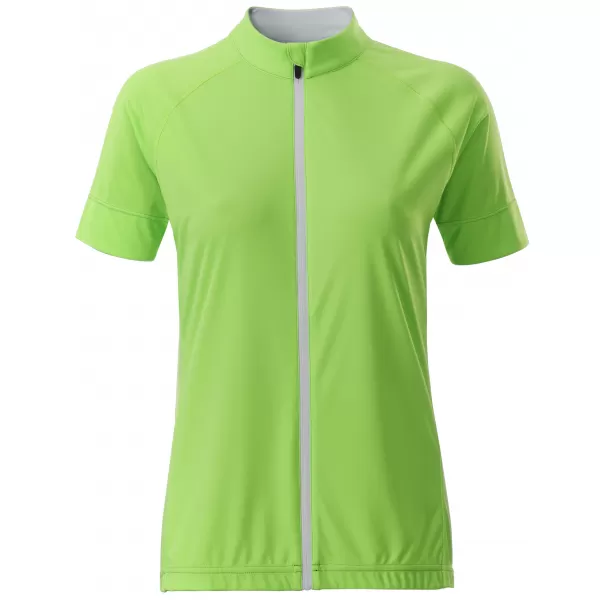  Dámský cyklo dres JAMES NICHOLSON JN515 BRIGHT GREEN/WHITE 