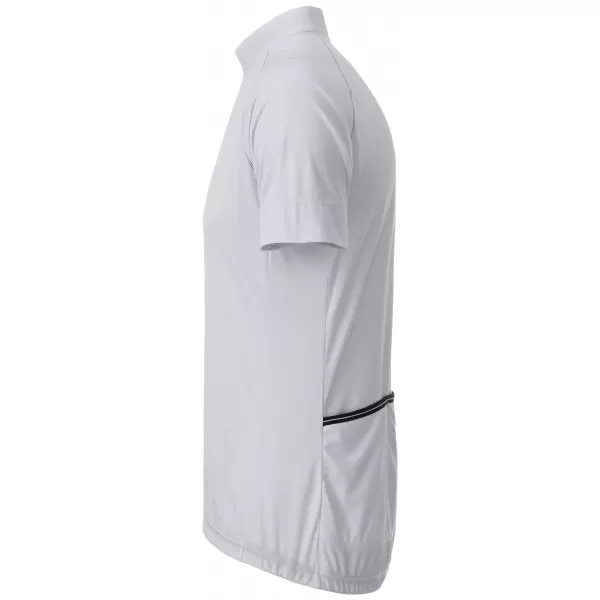  Pánský cyklo dres JAMES NICHOLSON JN514 WHITE/BLACK 